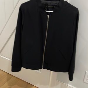 Zara black zip up jacket
